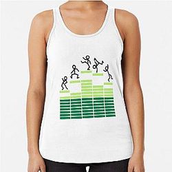 Dancing on the Racerback Tank Top