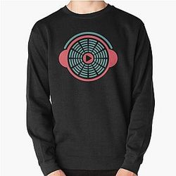 For music lovers' equalizer in a circle Pullover Sweatshirt