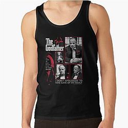 The Godfather Vito Corleone Poster Tank Top