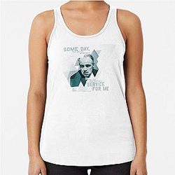 The Godfather Vito Corleone Service Me Racerback Tank Top