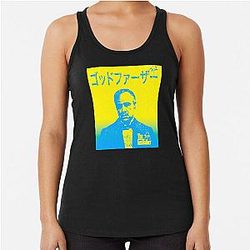 The Godfather Vito Corleone Poster Racerback Tank Top