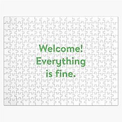 The Good Place. Welcome. Everything Is Fine. Jigsaw Puzzle
