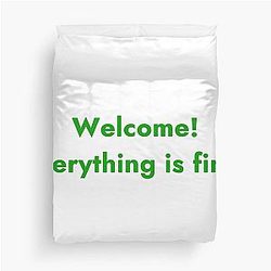 Welcome to The Good Place Duvet Cover