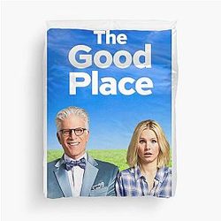 the good place is real Duvet Cover