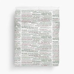 Point System The Good Place Duvet Cover