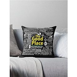 The Good Place Near Memorable Quotes Throw Pillow