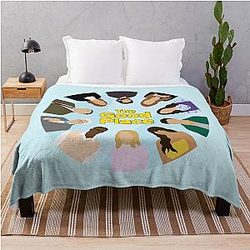 The Good Place Character Throw Blanket