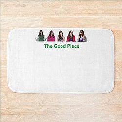 Women Men The Good Place Bath Mat Unfortunately Awesome