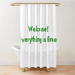 Everything is fine - The Good Place Shower Curtain