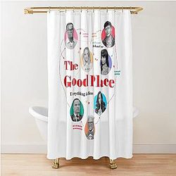 The Good Place Falsettos Shower Curtain