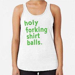 Holy shirt balls. The Good Place Racerback Tank Top