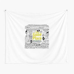 The Good Place Memorable Black Tapestry