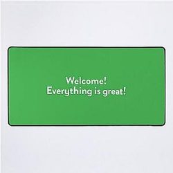 The Good Place - Welcome! Everything's Great Desk Mat