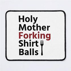 The Good Place Holy Forking Shirt Mouse Pad