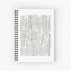 Point System The Good Place Spiral Notebook