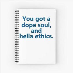 Funny Janet Notebook for Fans of The Good Place