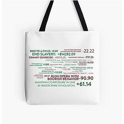 The Good Place Points System Tote Bag