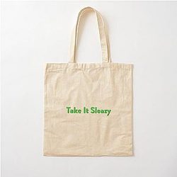 The good place tak it sleazy Cotton Tote Bag