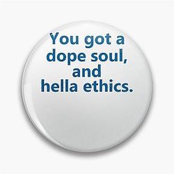 Funny Men Janet The Good Place Gifts for Movie Pin Fans