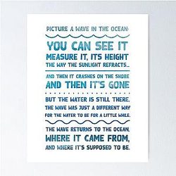 The Good Place Picture a Wave Poster