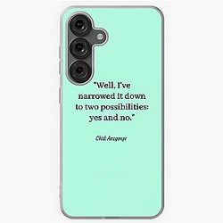 Well I've narrowed it down to yes and no - Chidi Anagonye The Good Place Samsung Galaxy Soft Case