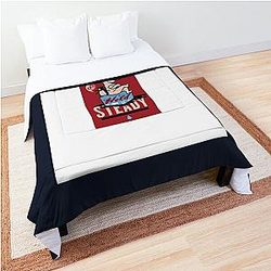 the hold steady cover bear and penguin Comforter