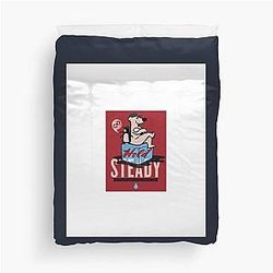 the hold steady cover bear and penguin Duvet Cover