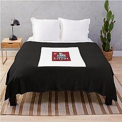 the hold steady cover bear and penguin Graphic T-Shirt Throw Blanket