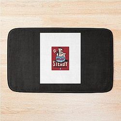 the hold steady cover bear and penguin Graphic T-Shirt Bath Mat