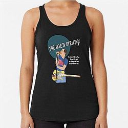 The Hold Steady Band Art Racerback Tank Top