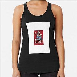 the hold steady cover bear and penguin Graphic T-Shirt Racerback Tank Top