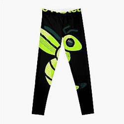 the hold steady logo honey bee  Leggings