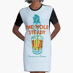 The Hold Steady Constructive Summer Graphic T-Shirt Dress