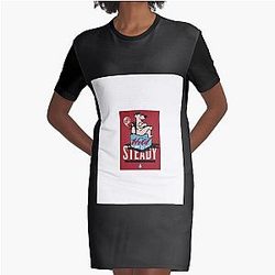 the hold steady cover bear and penguin Graphic T-Shirt Graphic T-Shirt Dress
