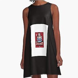 the hold steady cover bear and penguin Graphic T-Shirt A-Line Dress