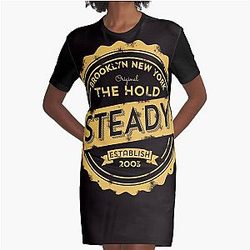 The Hold Steady Graphic T-Shirt Dress