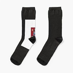 the hold steady cover bear and penguin Graphic T-Shirt Socks