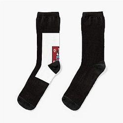 the hold steady cover bear and penguin Graphic T-Shirt Socks
