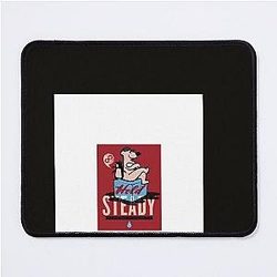 the hold steady cover bear and penguin Graphic T-Shirt Mouse Pad