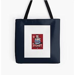 the hold steady cover bear and penguin All Over Print Tote Bag