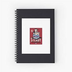 the hold steady cover bear and penguin Spiral Notebook