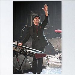 Franz Nicolay The Hold Steady Photograph Poster