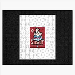 the hold steady cover bear and penguin Jigsaw Puzzle