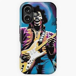 Funky Jam: Purple Hues and Hendrix iPhone Tough Case