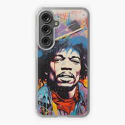 jimmy hendrix blotter Samsung Galaxy Soft Case
