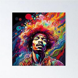 jimmy hendrix  Poster