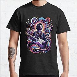 Psychedelic Strings - Hendrix Inspired Abstract Classic T-Shirt
