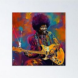Jimi Hendrix - Reinventing The Guitar 1 Poster