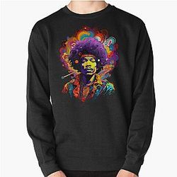 jimmy hendrix Pullover Sweatshirt