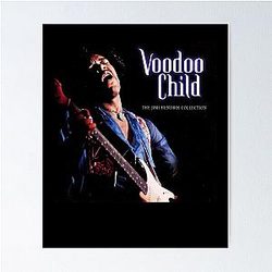 Jímí Héndrix Voodoo Child The Jimi Collection Album Cover Poster